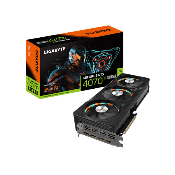 Card Màn Hình Gigabyte GeForce RTX 4070 Ti SUPER GAMING OC 16GB GDDR6X (N407TSGAMING OC-16GD)