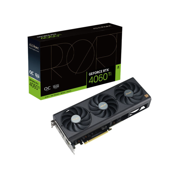 Card Màn Hình Asus ProArt GeForce RTX™ 4060 Ti OC Edition 16GB GDDR6 (PROART-RTX4060TI-O16G)