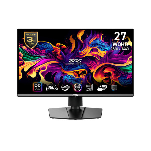 Màn Hình Gaming MSI MAG 271QPX QD-OLED (27 inch / QD-OLED / 360Hz / WQHD / 0.03ms)