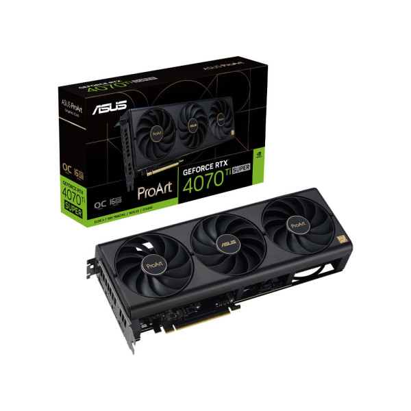 Card Màn Hình Asus ProArt GeForce RTX™ 4070 Ti Super OC Edition 16GB GDDR6X ( ProArt-RTX4070TIS-O16G)