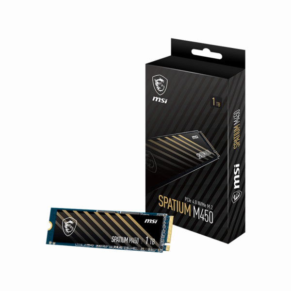 Ổ cứng SSD MSI SPATIUM M450 1TB M.2 2280 PCIe Gen4 x4 NVMe