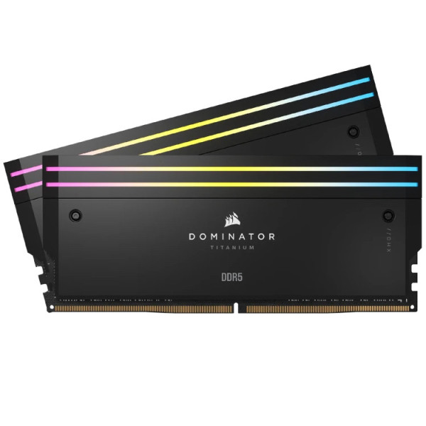 Bộ nhớ Ram PC Corsair Dominator Titanium RGB Black 32GB 6000MHz DDR5 (2x16GB)