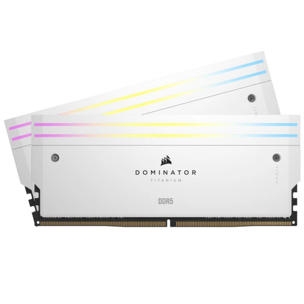 Bộ nhớ Ram PC Corsair Dominator Titanium RGB White 32GB 6600MHz DDR5 (2x32GB)