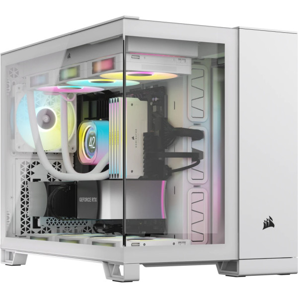 Vỏ Máy Tính Corsair 2500X TEMPERED GLASS mATX-Tower White