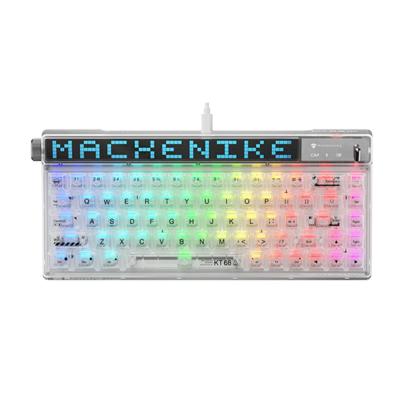 Bàn Phím Cơ Gaming Machenike KT68 Pro Mechanical Crystal