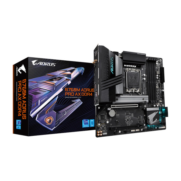 Bo Mạch Chủ Gigabyte B760M AORUS PRO AX DDR4 (M.2, HDMI, DP)