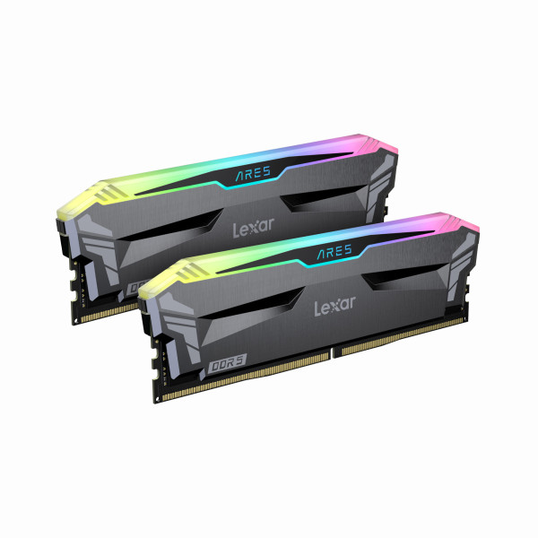 Bộ nhớ Ram PC Lexar Ares RGB 32GB 6400Mhz DDR5 (2x16G) (LD5EU016G-R6400GDWA)