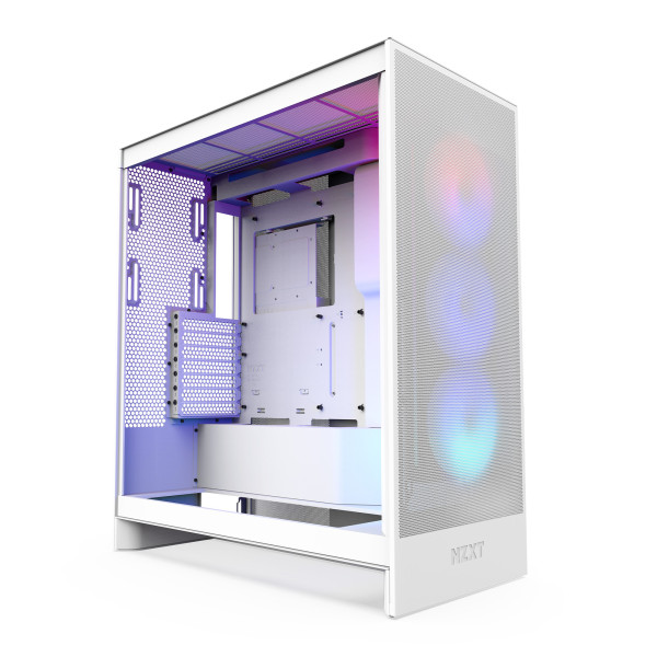 Vỏ Case NZXT H7 Flow RGB White (CM-H72FW-R1)