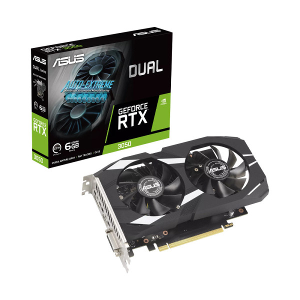 Card màn hình Asus GeForce RTX™ 3050 Dual 6GB ( DUAL-RTX3050-6G)