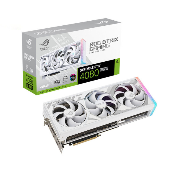 Card màn hình ASUS ROG Strix GeForce RTX 4080 Super White 16GB GDDR6X (ROG-STRIX-RTX4080S-16G-WHITE)