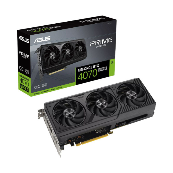 Card Màn Hình Asus Prime GeForce RTX™ 4070 Super 12GB GDDR6X OC (PRIME-RTX4070S-O12G)