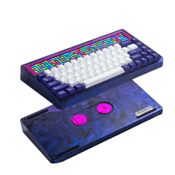 Bàn Phím Cơ Custom Angry Miao AM RGB 65 - Violet Fury