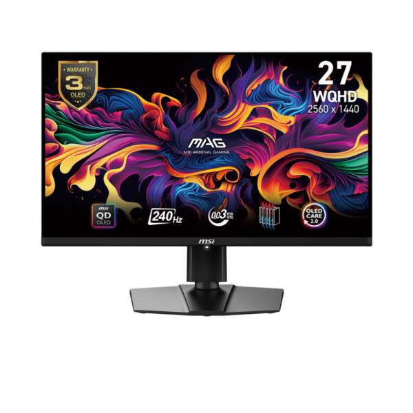 Màn Hình Gaming MSI MAG 271QPX QD-OLED E2 (27 inch / QD-OLED / 240Hz / WQHD / 0.03ms)