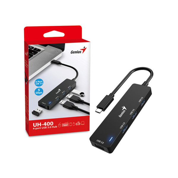 Bộ chia Hub USB 3.0 Genius UH-400