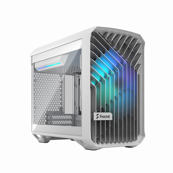 Vỏ Case máy tính Fractal Design Torrent Nano RGB White TG Light Tint 