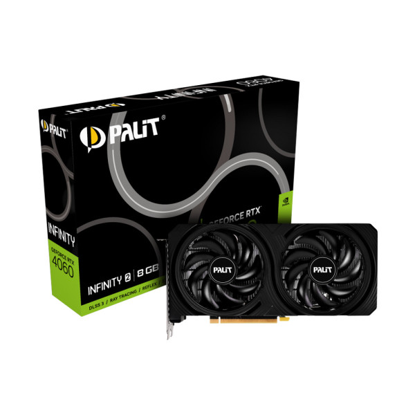 Card màn hình Palit GeForce RTX 4060 Infinity 2 8G (NE64060019P1-1070L)