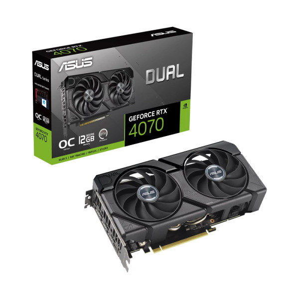 Card màn hình Asus Dual RTX 4070 EVO OC 12GB GDDR6 (DUAL-RTX4070-O12GD6-EVO)