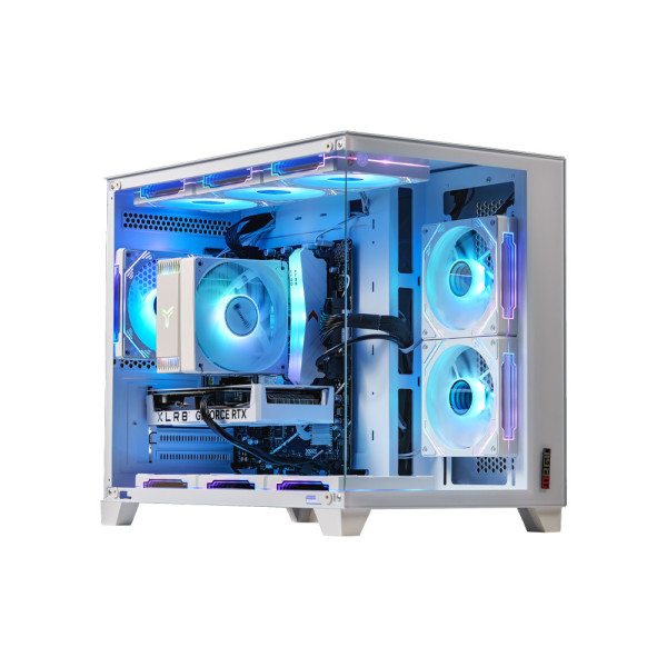 PC Gaming Glass White Intel I5 12400F | Ram 16GB | 250GB SSD | RTX 4060 8G