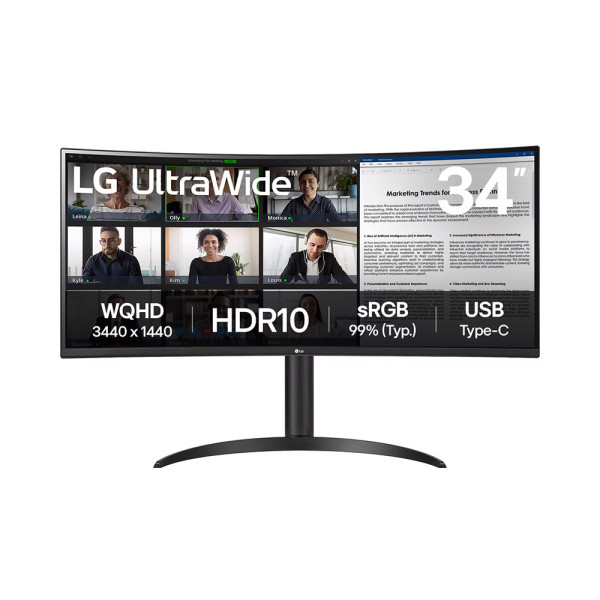 Màn Hình LG UltraWide 34WR55QK-B.ATV 34 inch QHD VA 100Hz