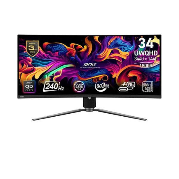 Màn Hình Gaming MSI MPG 341CQPX QD-OLED 34 Inch 2K 240Hz Chuyên Game