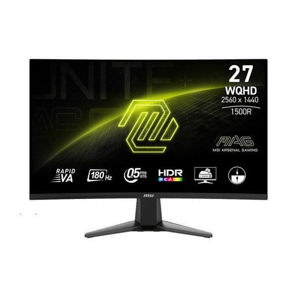 Màn Hình Cong Gaming MSI MAG 27CQ6F 27 Inch 2K Rapid VA 180Hz 0,5ms