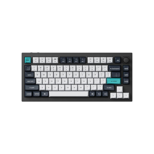 Bàn Phím Cơ Không Dây Keychron Q1 Max Carbon Black RGB Knob Hotswap (Gateron Sw)