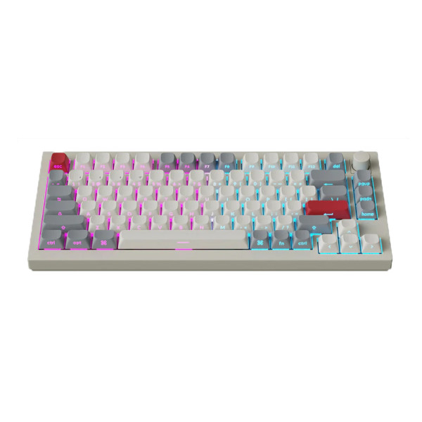 Bàn phím cơ không dây Keychron Q1 Max Shell White Side Printed RGB Knob Hotswap (Gateron Sw)