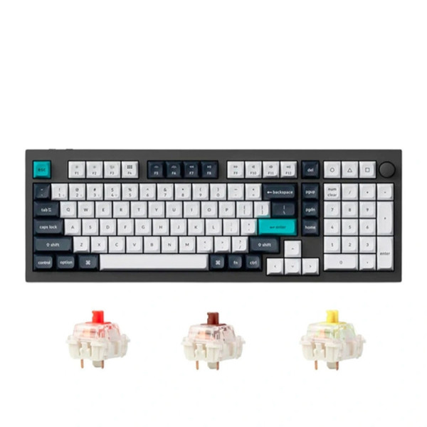 Bàn Phím Cơ Không Dây Keychron Q5 Max Carbon Black RGB Knob Hotswap (Gateron Sw)