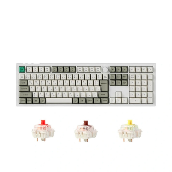 Bàn Phím Cơ Không Dây Keychron Q6 Max Shell White RGB Knob Hotswap (Gateron Sw)