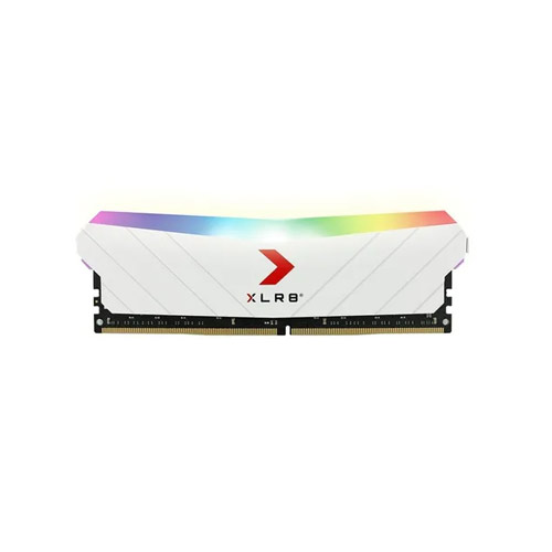 Ram PC PNY XLR8 Gaming EPIC-X RGB 8GB 3200 Mhz White (MD8GD4320016XRGBW)