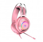 Tai nghe có dây DARE-U EH469 RGB Pink-2