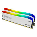 Bộ nhớ Ram PC Kingston Fury Beast RGB White 16GB DDR4 3200Mhz (2x 8GB)-2