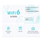 Hệ thống Wi-Fi 6 Mesh cho gia đình TL-Deco X50 AX3000