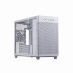 Vỏ Case ASUS Prime AP201 Tempered Glass MicroATX Case (Trắng/Đen)