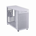 Vỏ Case ASUS Prime AP201 Tempered Glass MicroATX Case (Trắng/Đen)