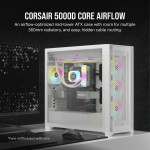 Vỏ máy tính Corsair 5000D Core Airflow Mid-Tower ATX White