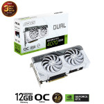 Card màn hình ASUS Dual GeForce RTX 4070 Super White OC Edition 12GB GDDR6X (DUAL-RTX4070S-O12G-WHITE)