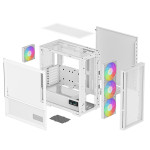 Vỏ máy tính Case Deepcool CH560 Digital White