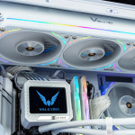 Tản Nhiệt Nước AIO Valkyrie V360 Merlin White - LCD