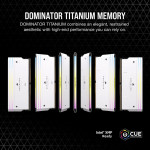 Bộ nhớ Ram PC Corsair Dominator Titanium RGB White 32GB 6600MHz DDR5 (2x32GB)