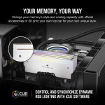 Bộ nhớ Ram PC Corsair Dominator Titanium RGB White 32GB 6600MHz DDR5 (2x32GB)