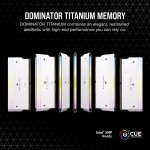 Bộ nhớ Ram PC Corsair Dominator Titanium RGB White 32GB 7200MHz DDR5 (2x16GB)