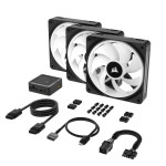 Fan Corsair iCUE LINK QX120 RGB 120mm PWM Magnetic Dome Black - Starter Kit 