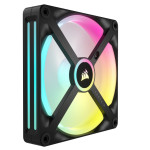 Fan Corsair iCUE LINK QX140 RGB 140mm PWM Magnetic Dome Black - Starter Kit 