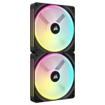 Fan Corsair iCUE LINK QX140 RGB 140mm PWM Magnetic Dome Black - Starter Kit 