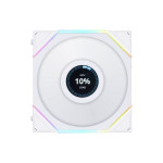 Bộ 3 Fan LIAN LI UNI FAN TL 120 LCD REVERSE TRIPLE PACK - White