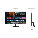 Màn hình Thông minh Samsung M7 M70D LS32DM700UEXXV 32 inch UHD VA 60Hz