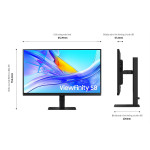 Màn hình đồ hoạ Samsung ViewFinity S8 S80UD LS27D804UAEXXV 27 inch 4K IPS 60Hz