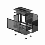 Vỏ Case Máy Tính Deepcool CH160 iTX Black 