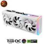 Card màn hình ASUS ROG Strix GeForce RTX 4080 Super White OC 16GB GDDR6X (ROG-STRIX-RTX4080S-O16G-WHITE)